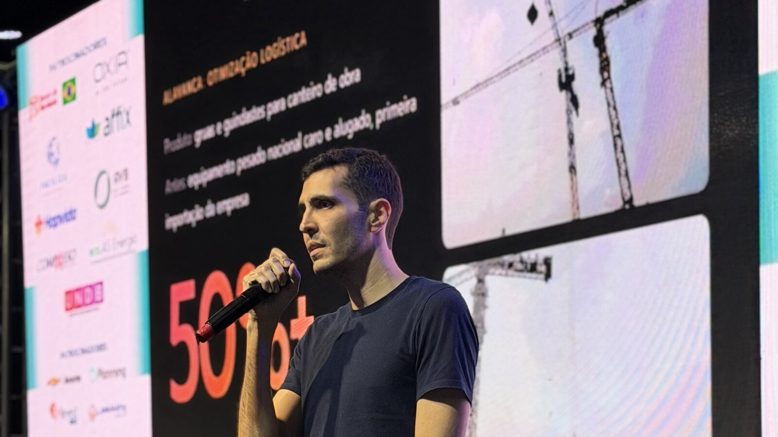 Case de importação de gruas apresentado na palestra sobre importações do Maranhão na ACM